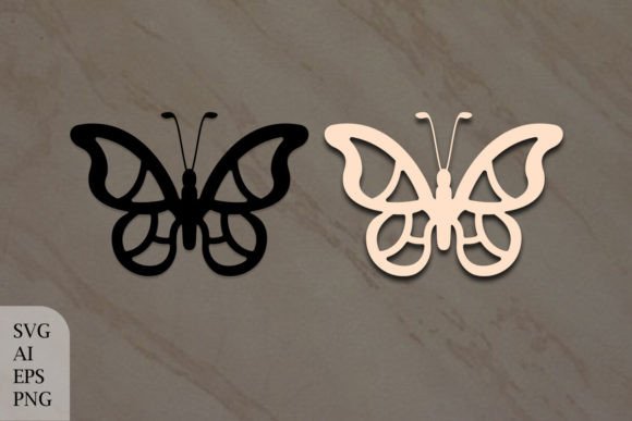 Decorative Abstract Turtle Butterfly Graphics & Crafts