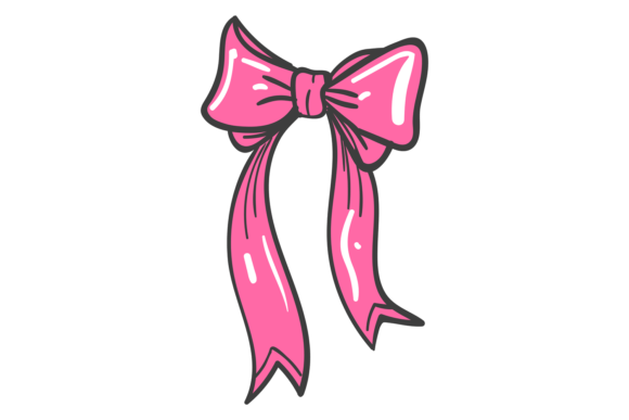 Decorative Bow Icon for Crafts and Graphics