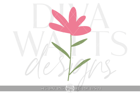 Decorative Flower Design SVG for Graphics & Crafts