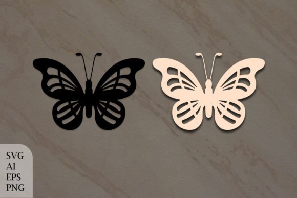 Decorative Skeleton Butterfly for Crafts & Graphics