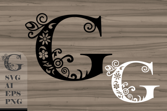 Floral Decorative Letter G: Graphics & Crafts Review