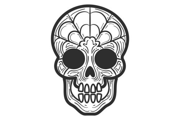 Halloween Skull Graphics for Crafts and Design