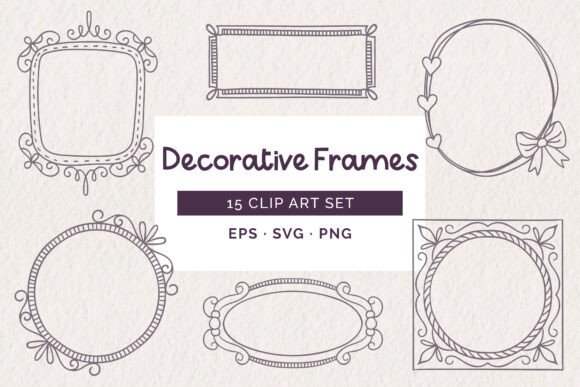 Hand-drawn Decorative Frames: Graphics Review