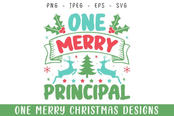 One Merry Principal Christmas Graphics & Crafts